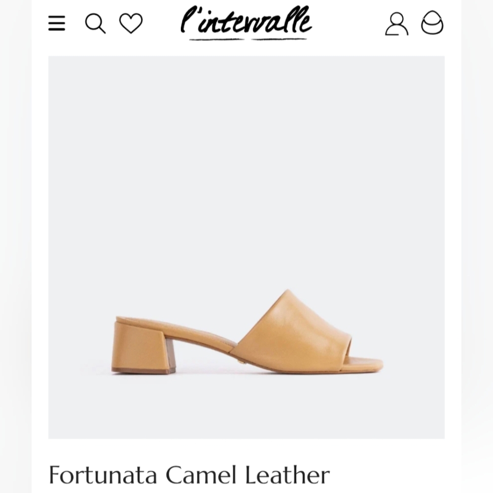 L'Intervalle Fortunata Slide Sandals